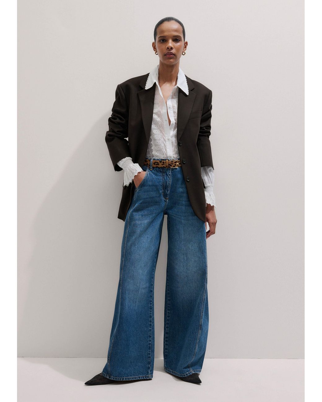 ME+EM Blue Engineered Relaxed Jean Mid