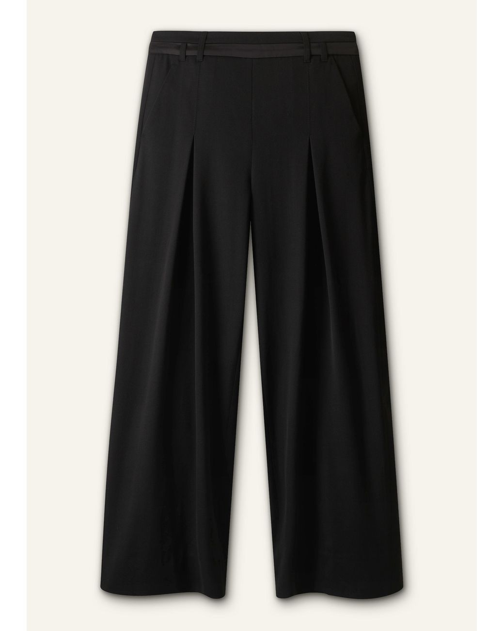 ME+EM Black Tapered Tux Pant