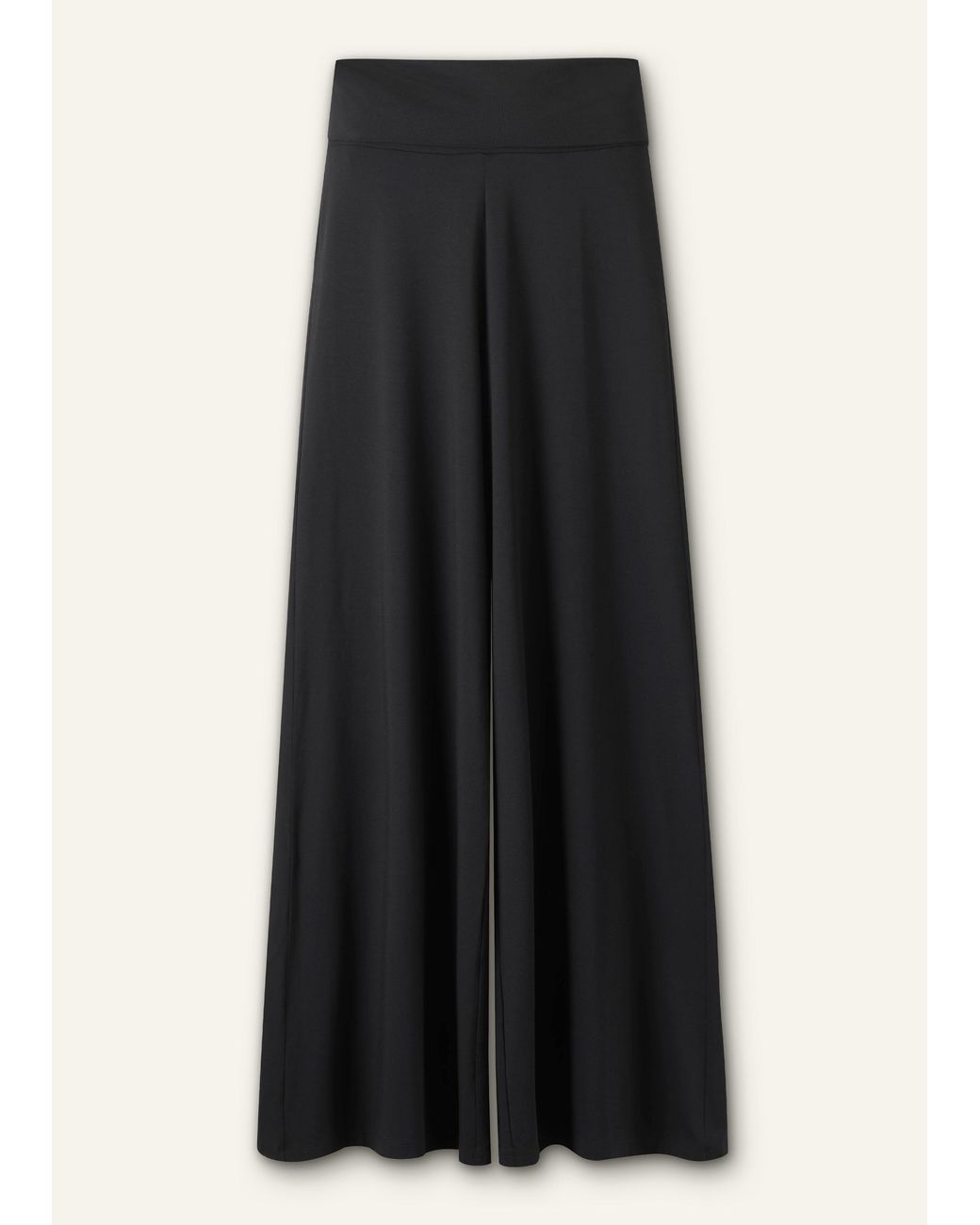 ME+EM Black Super Wide Palazzo Pant