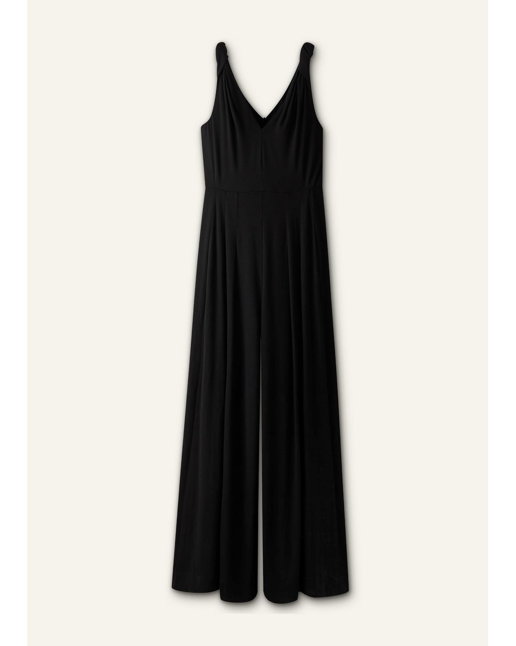ME+EM Blue Twist Strap Modal Jumpsuit + Belt