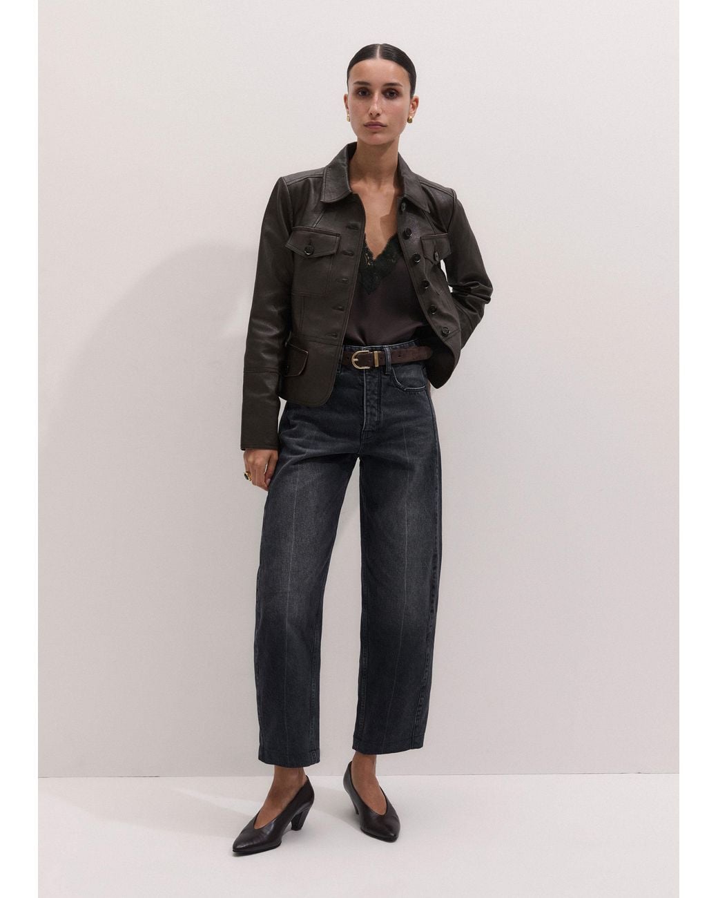 ME+EM Blue Engineered Curve Jean