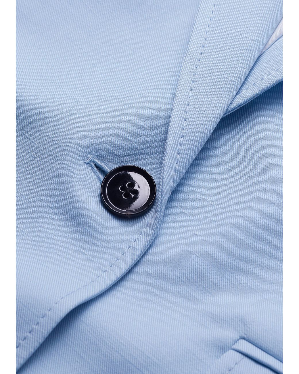 ME+EM Blue Sharp Shoulder Jacket