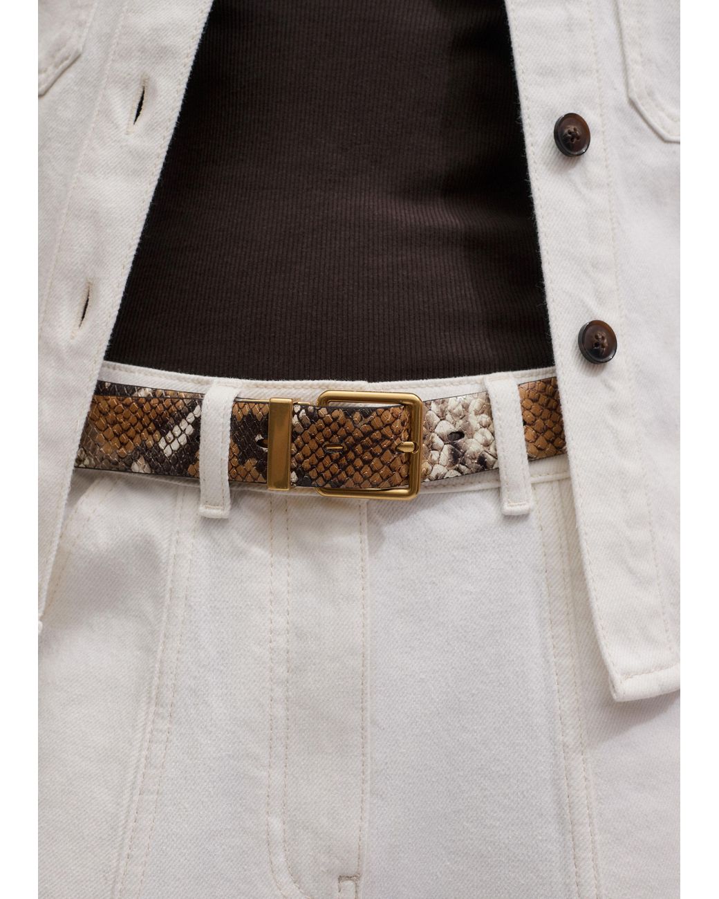 ME+EM Natural Reversible Belt