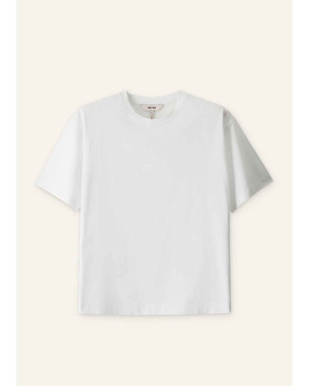 ME+EM White Oversized Tee
