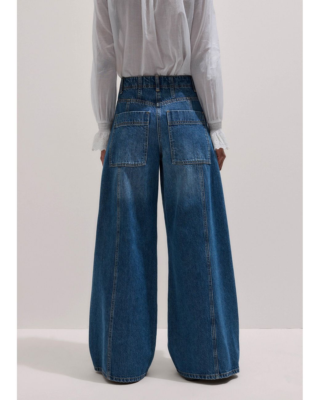 ME+EM Blue Engineered Relaxed Jean Mid