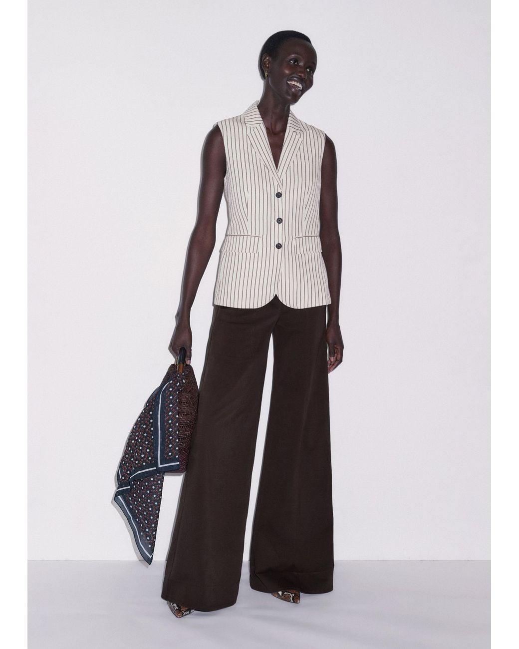 ME+EM Multicolor Slim Vest