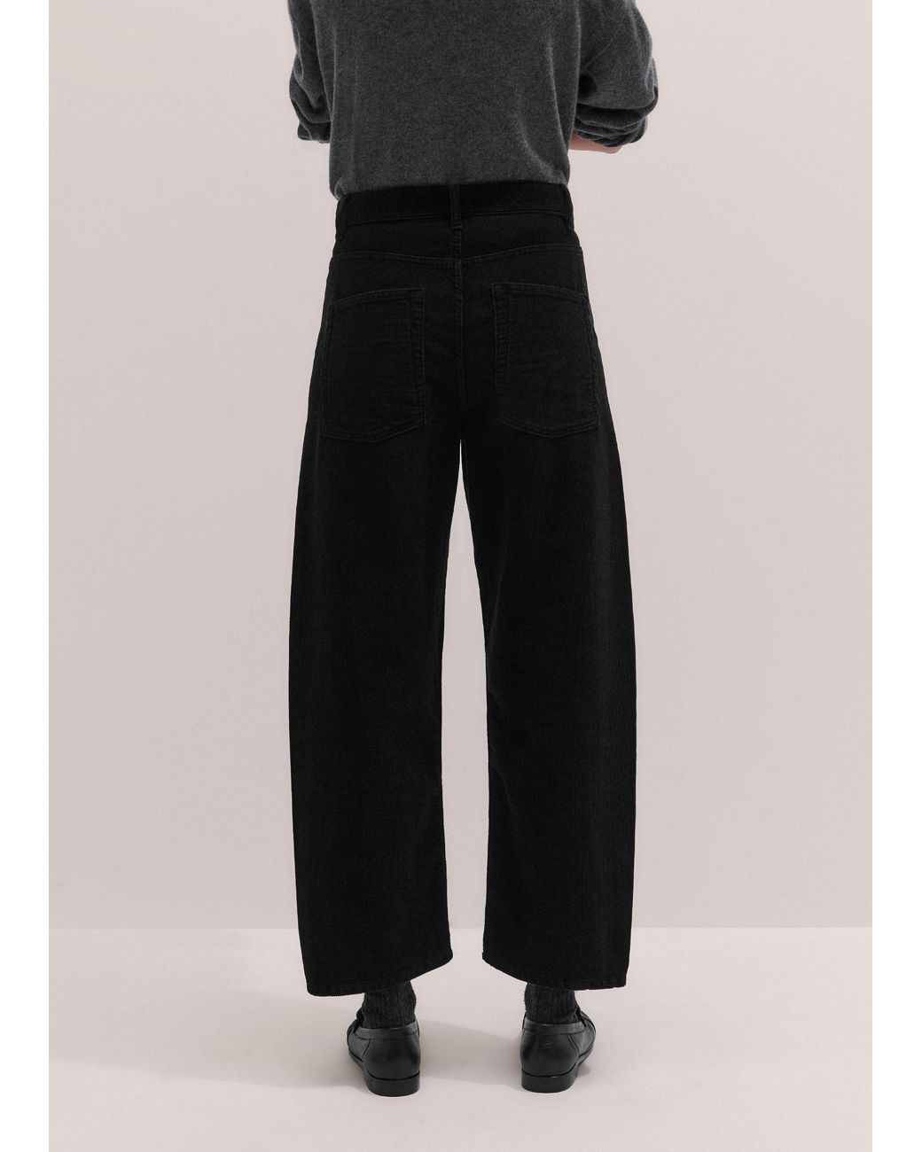 ME+EM Black Engineered Barrel Trouser