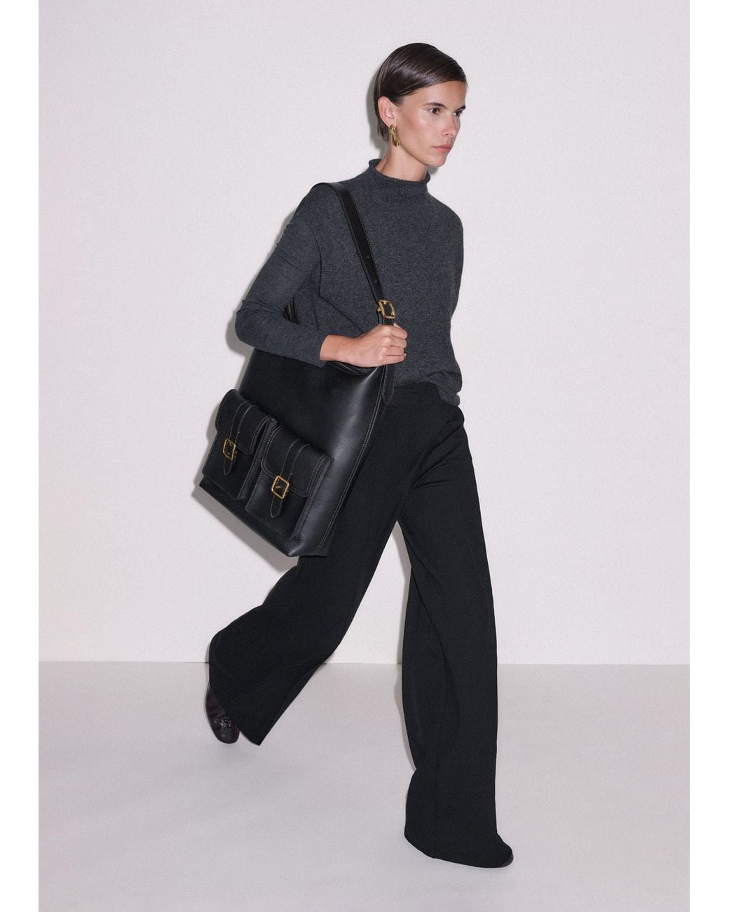 ME+EM Blue Luxe Travel Tailoring Pant
