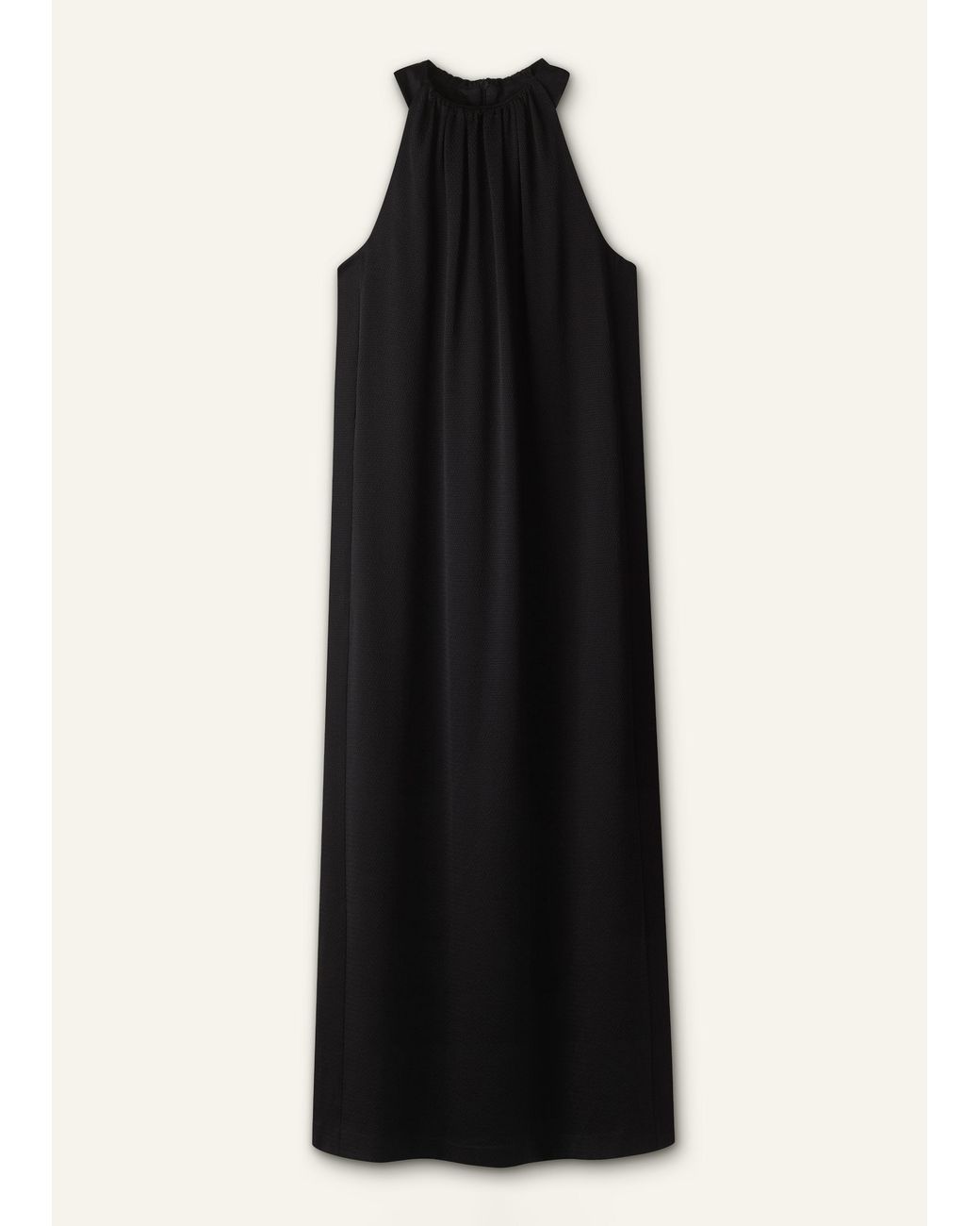 ME+EM White Halterneck Shift Maxi Dress