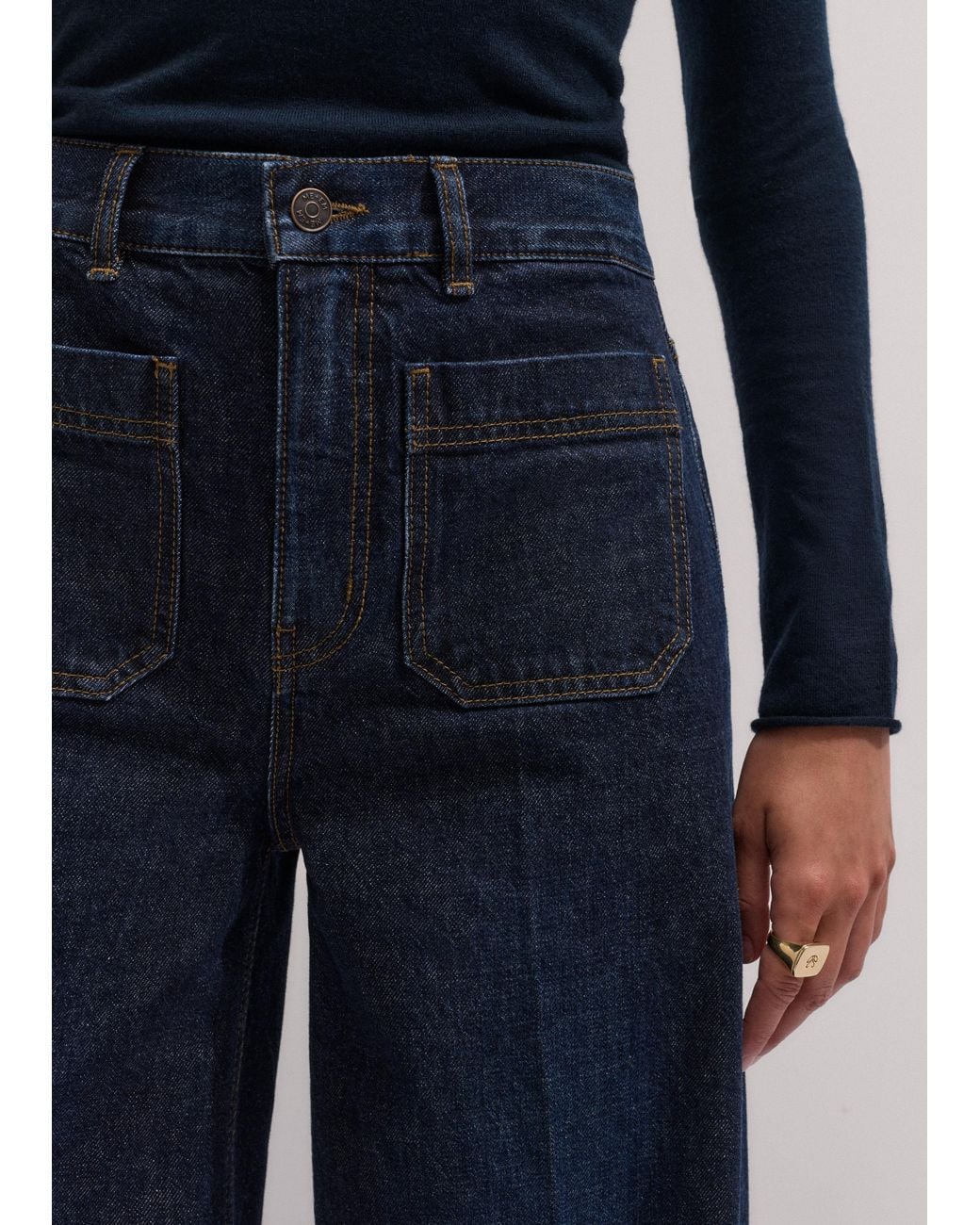 ME+EM Blue Super Flare Jean