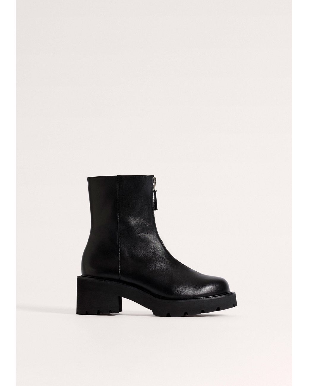 ME+EM Black Zip Front Boot