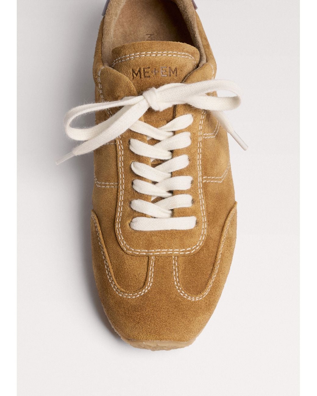 ME+EM Natural Retro Runner Sneaker