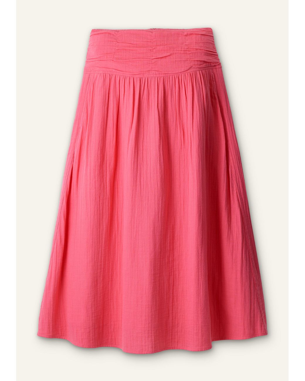 ME+EM Pink Cheesecloth Maxi Skirt