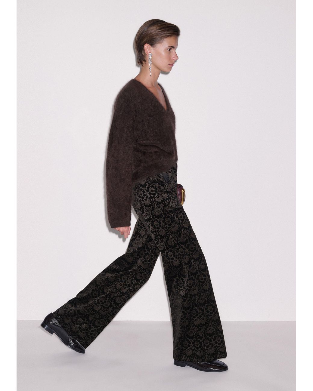 ME+EM Black Leg Elongator Trouser