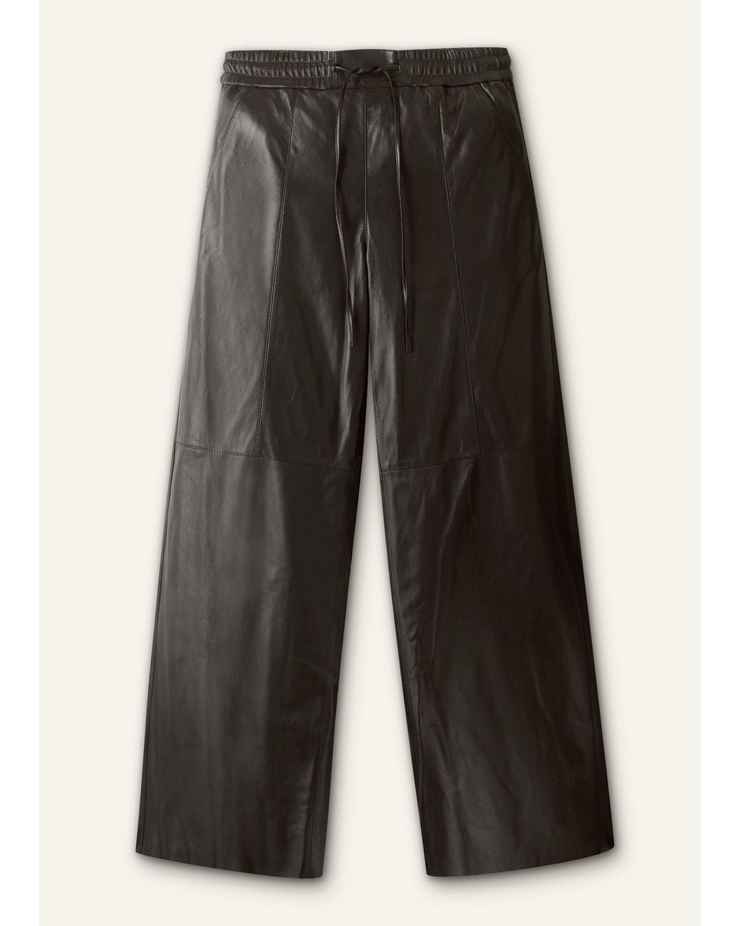 ME+EM Black Wide Leg Track Pant