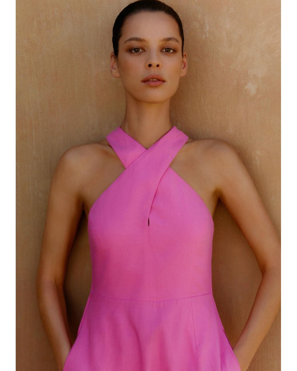 chinese dress ladies Linen dress EMMA main image 1