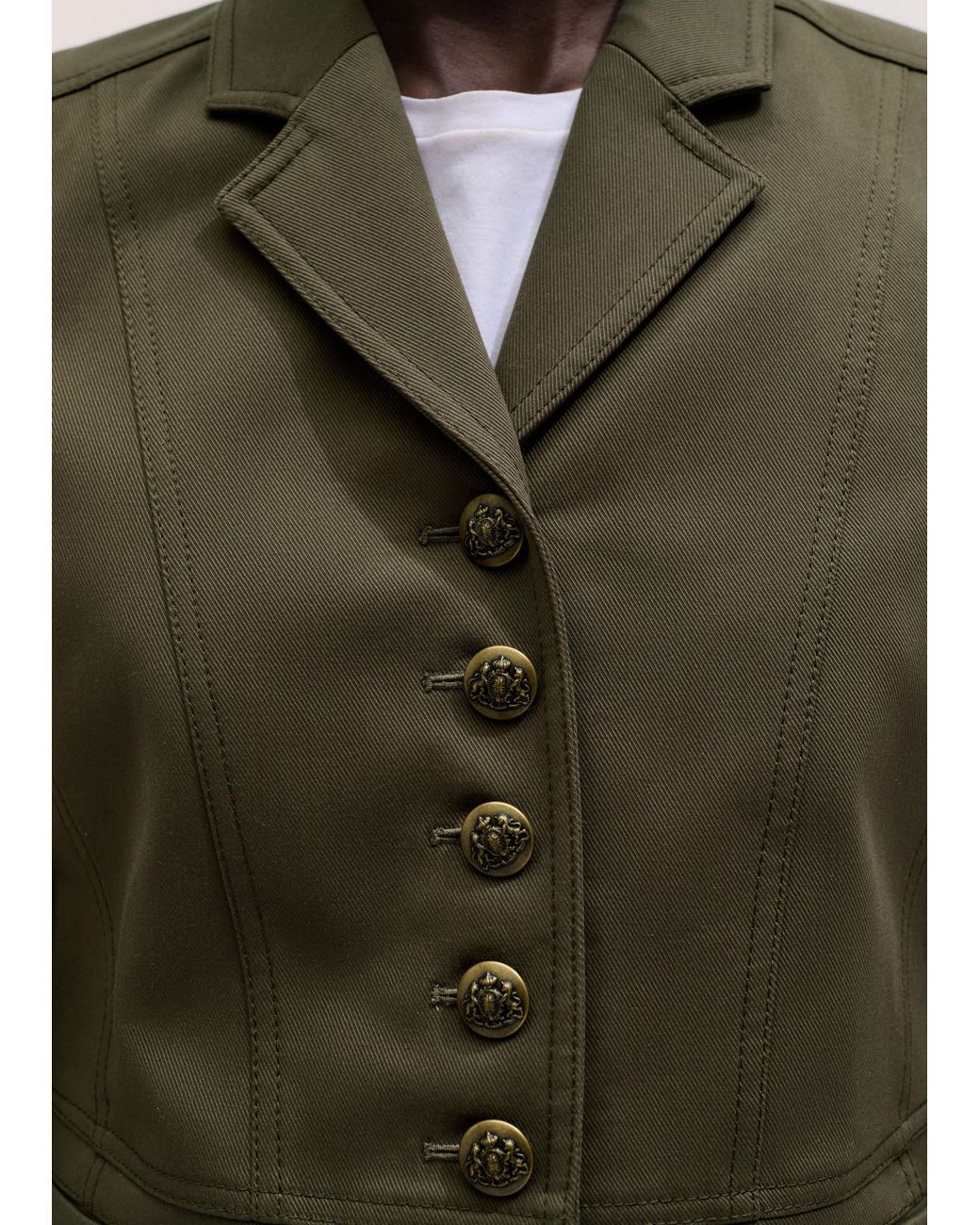 ME+EM Natural The Wear With Everything Fitted Utility Jacket