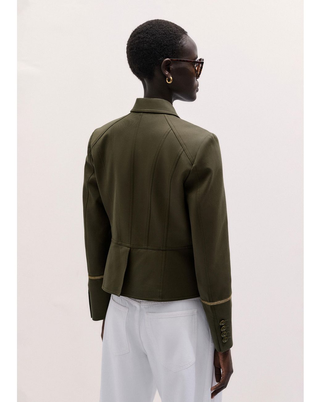ME+EM Natural The Wear With Everything Fitted Utility Jacket