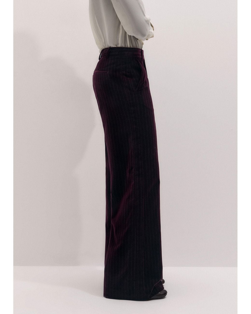 ME+EM Black Wide-Leg Pant