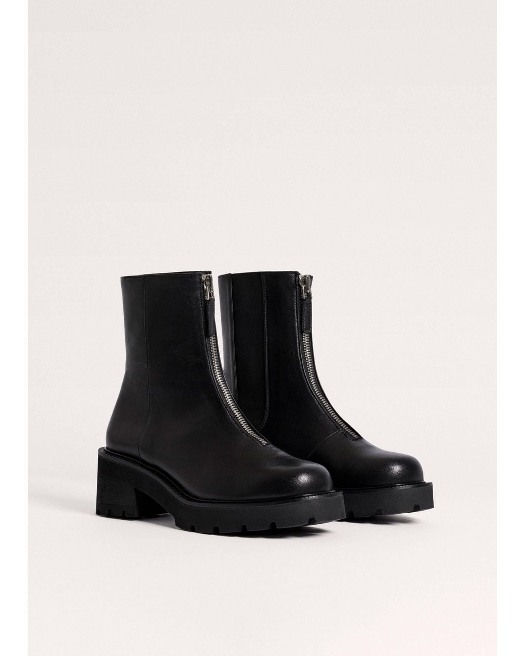 ME+EM Black Zip Front Boot