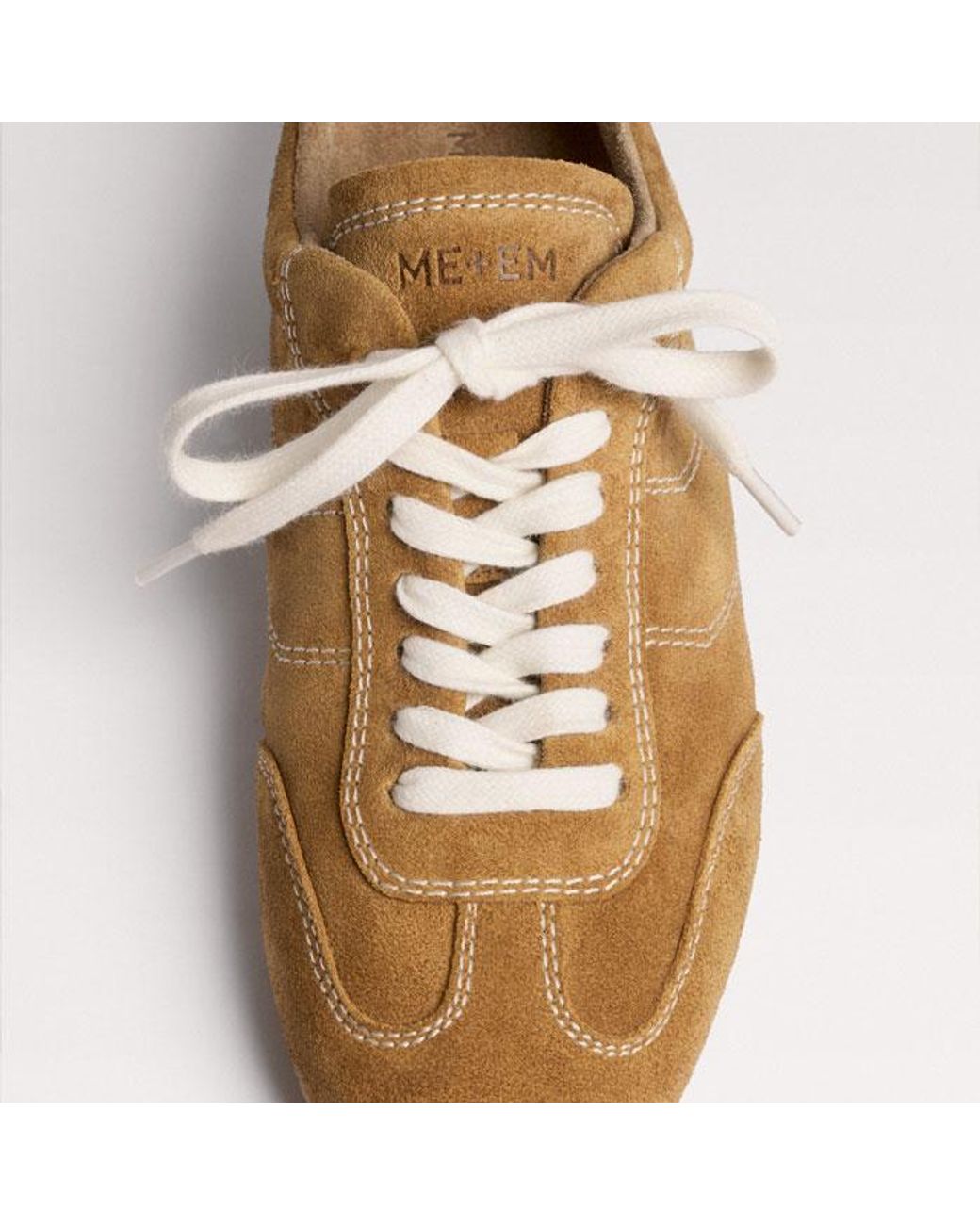 ME+EM Natural Retro Runner Sneaker