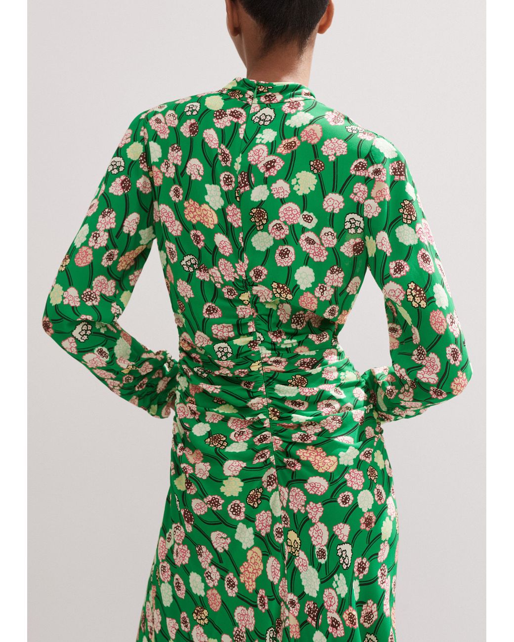 knee length dresses for ladies Seraphina Dress - Creme Lantana Floral main image 1