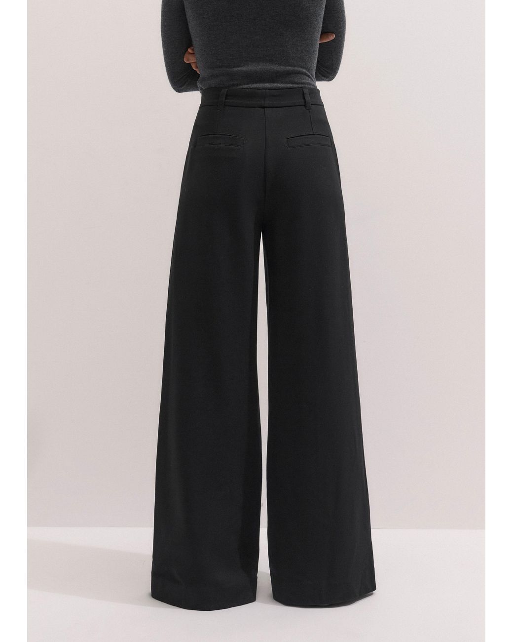 ME+EM Blue Luxe Travel Tailoring Pant