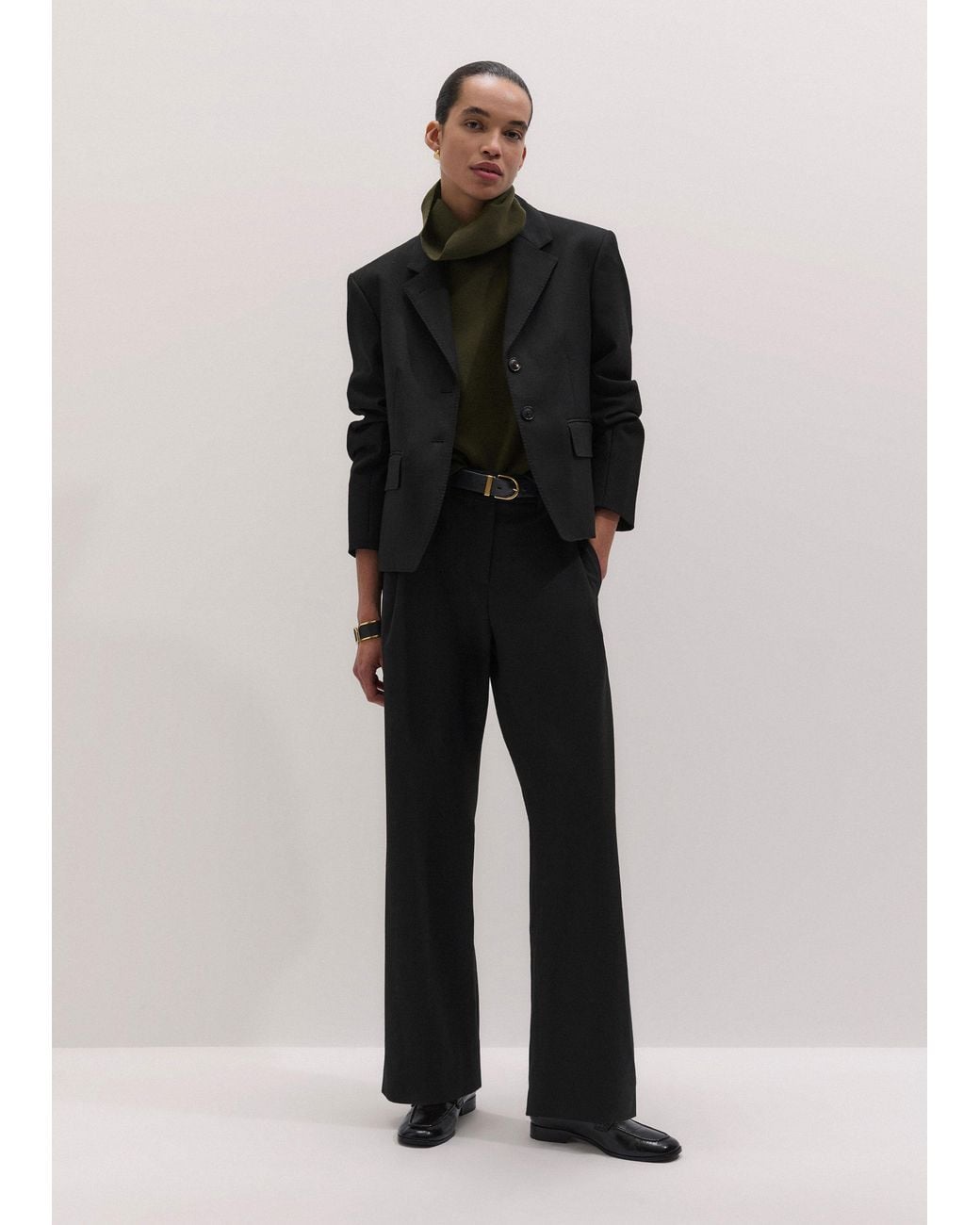ME+EM Black Clever Pant