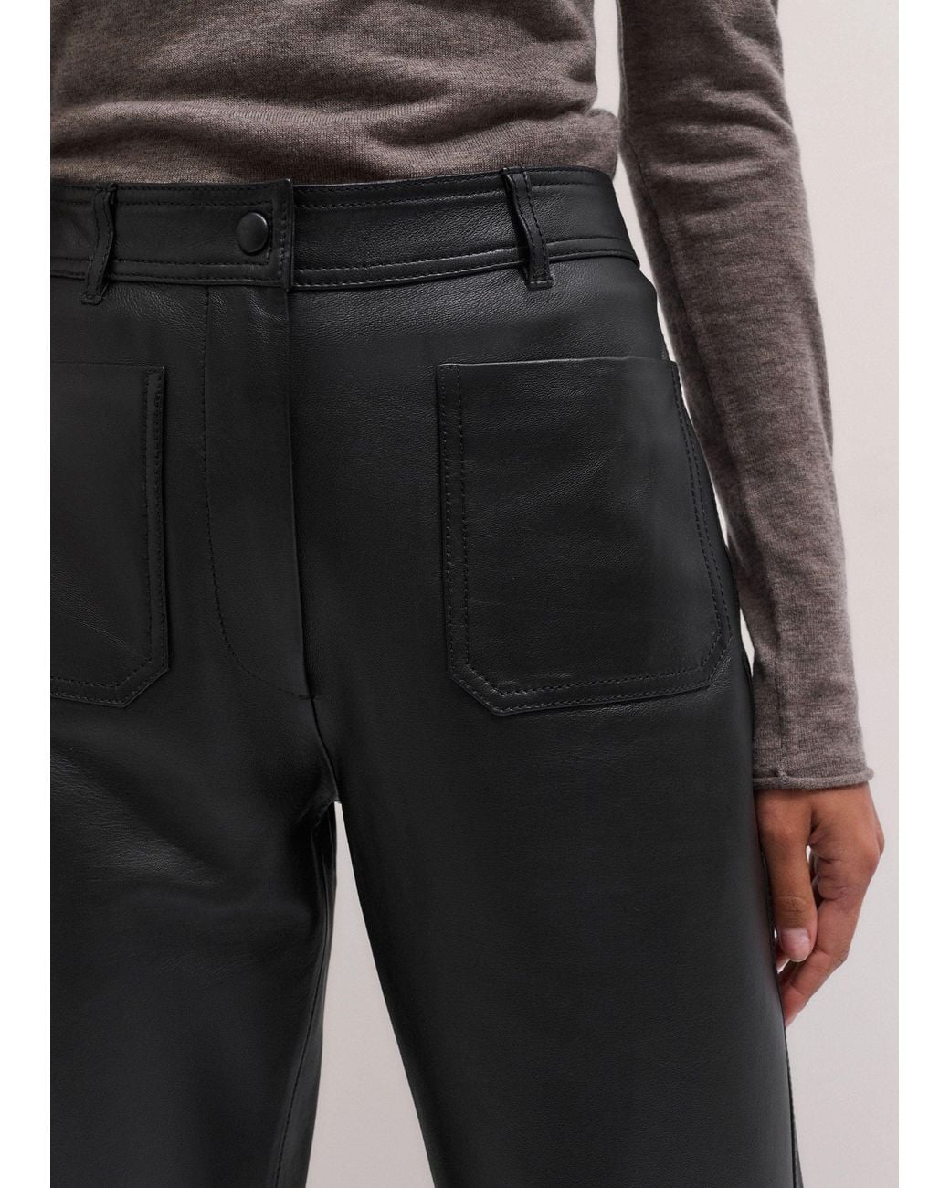 ME+EM Blue Patch Pocket Boot Cut Trouser