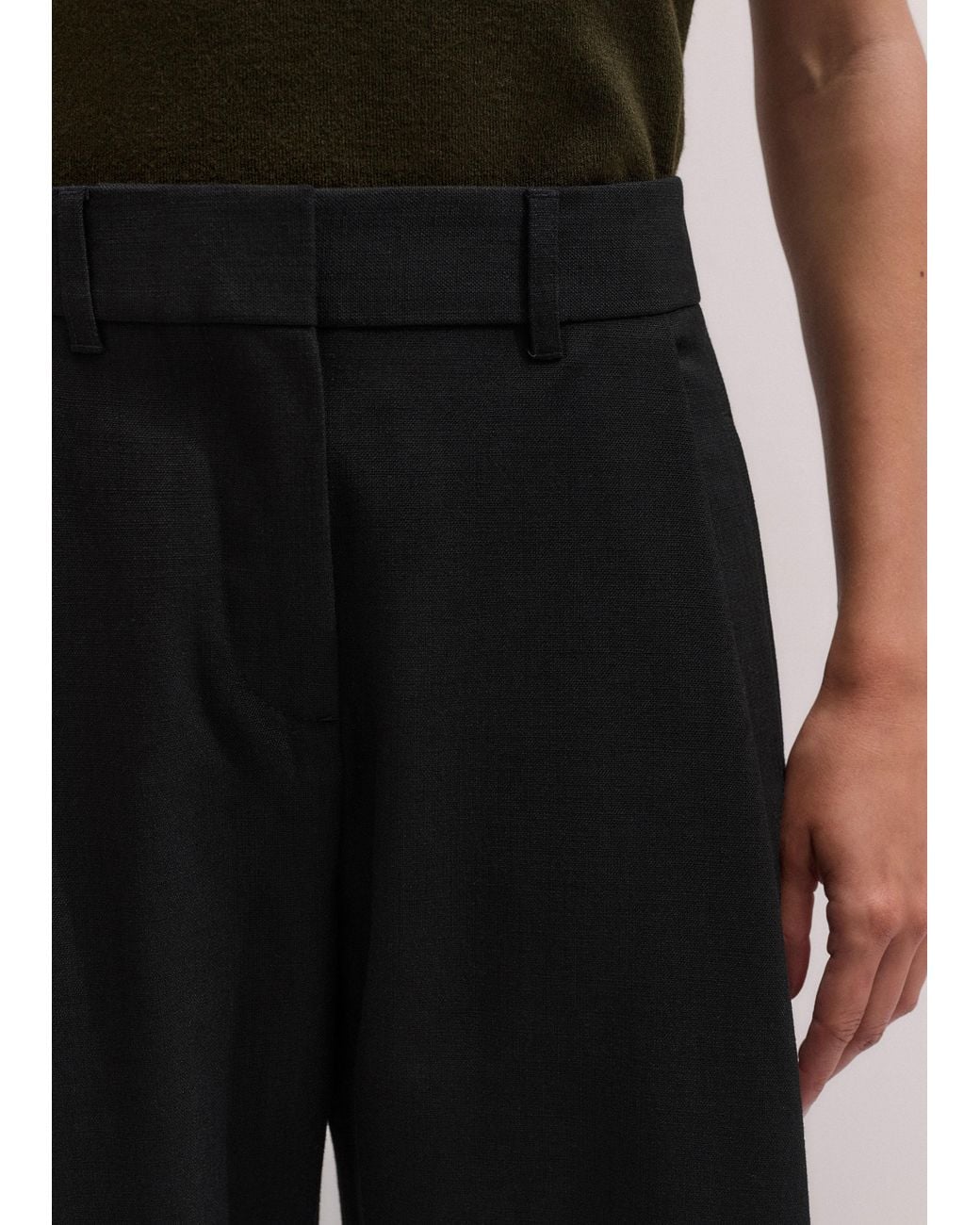 ME+EM Black Clever Pant