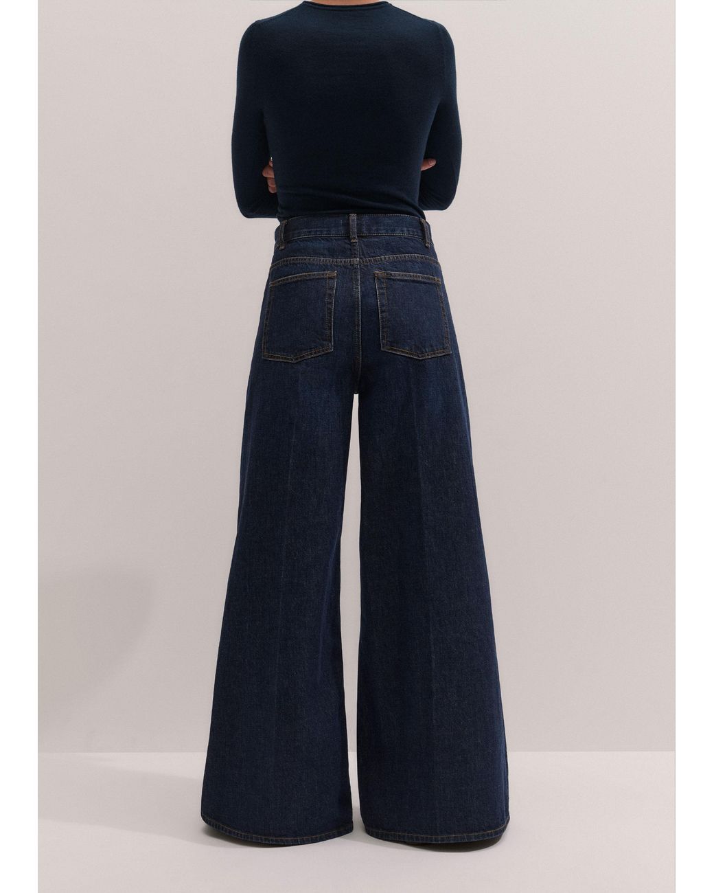 ME+EM Blue Super Flare Jean