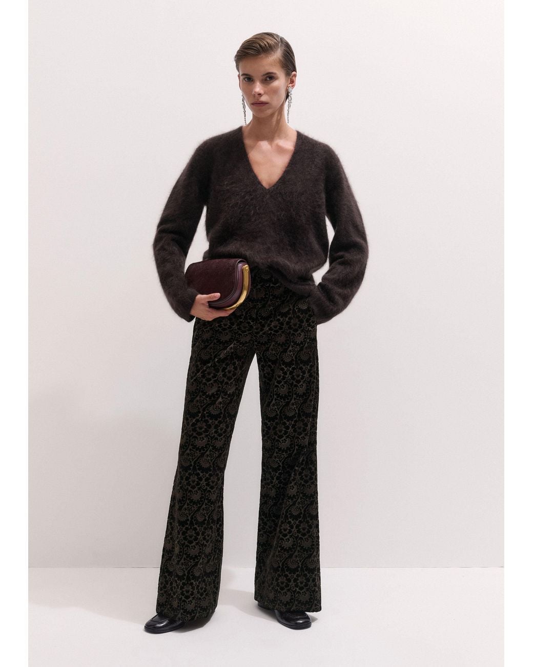 ME+EM Black Leg Elongator Trouser