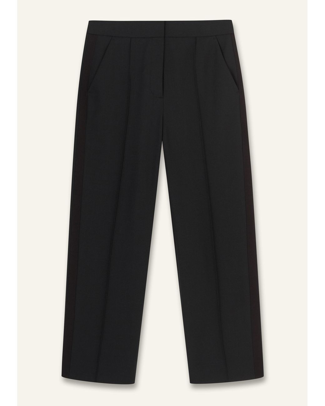 ME+EM Gray Slim Crop Forever Trouser