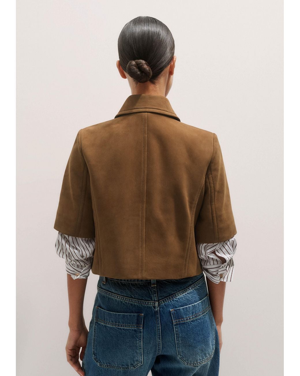ME+EM Brown The Everyday Short Sleeve Jacket