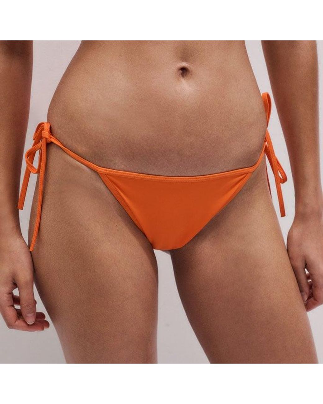 ME+EM Gray Adjustable Triangle Bikini Top