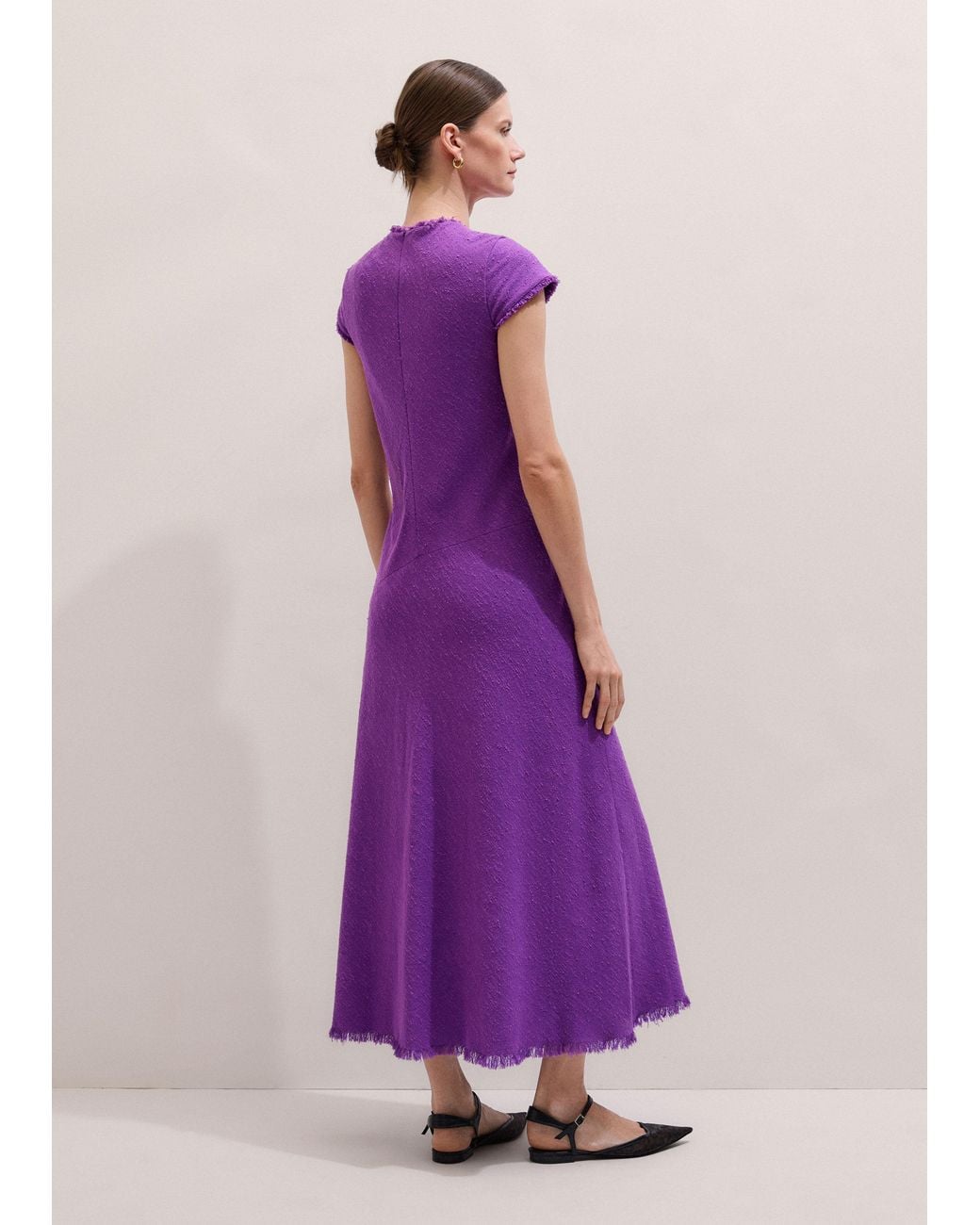 open lace back dress Miss Me Sequin Mini Dress Purple
