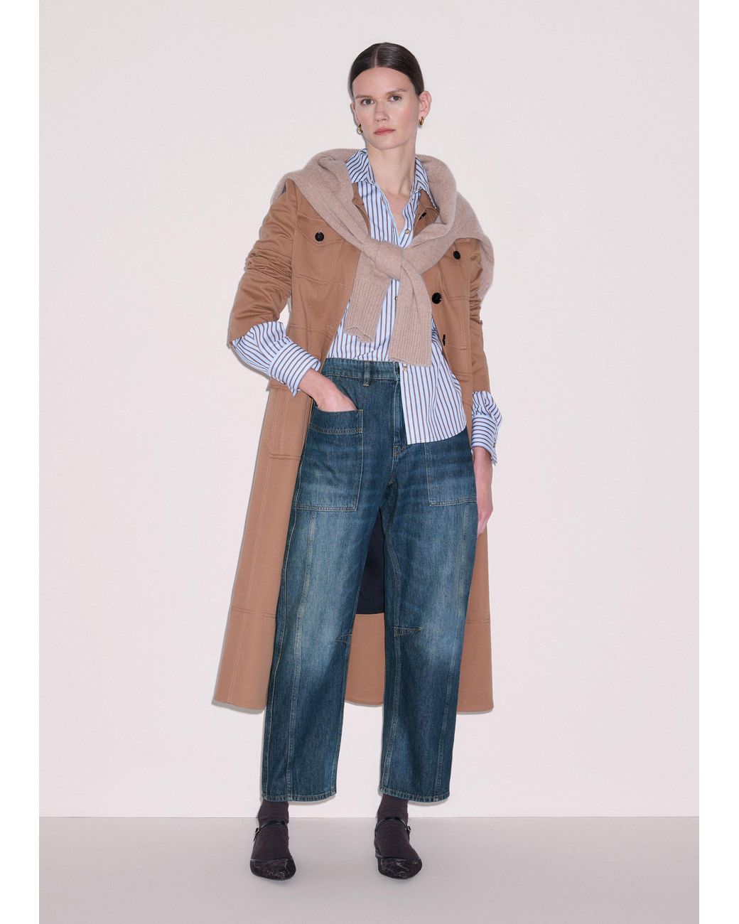 ME+EM Blue Patch Pocket Engineered Jean