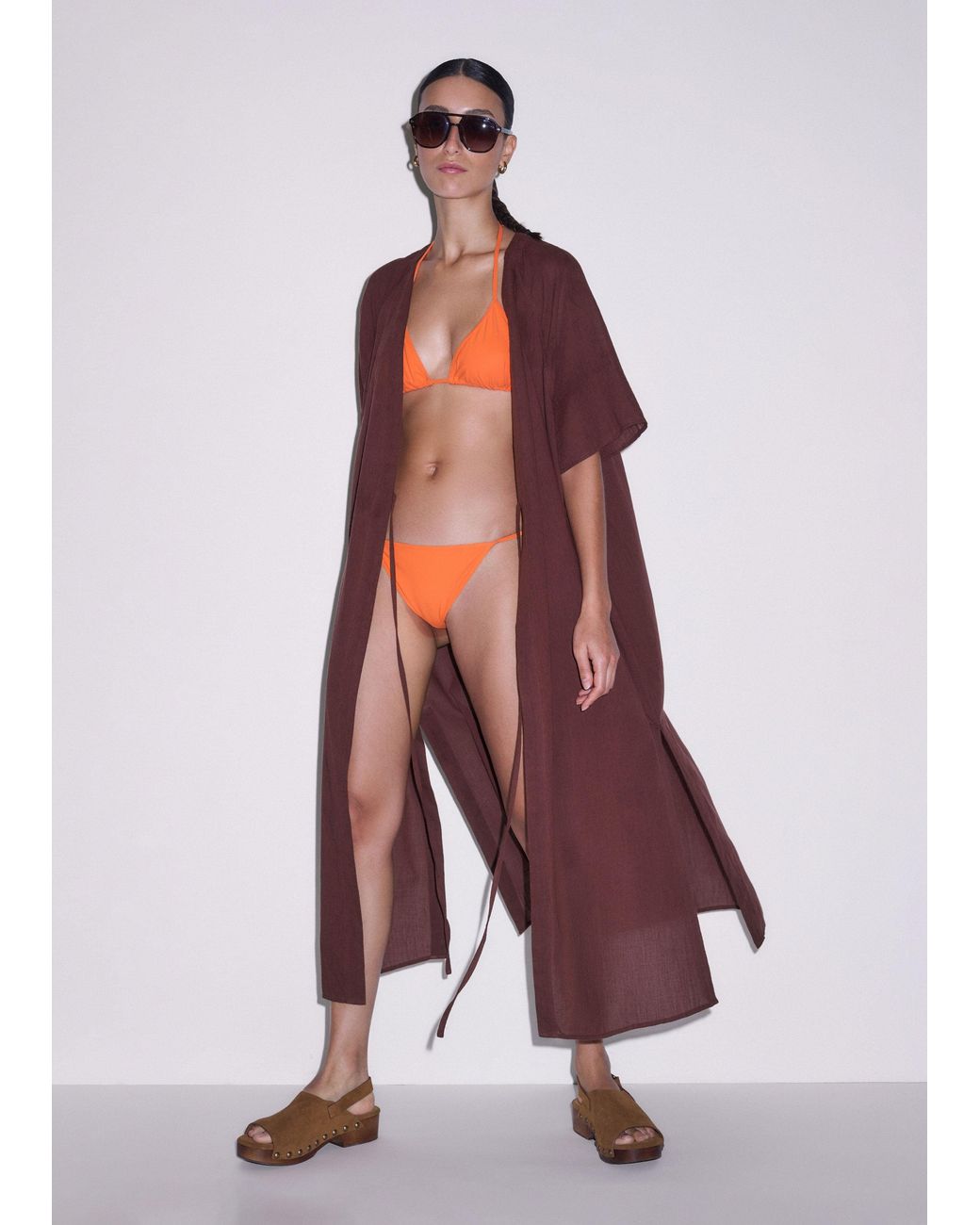 ME+EM Orange Adjustable Side Tie Bottom