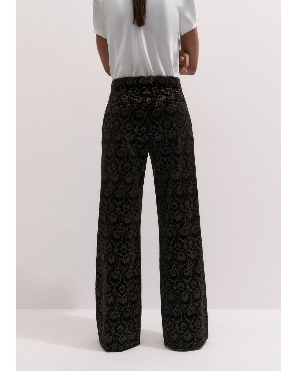 ME+EM Black Leg Elongator Trouser