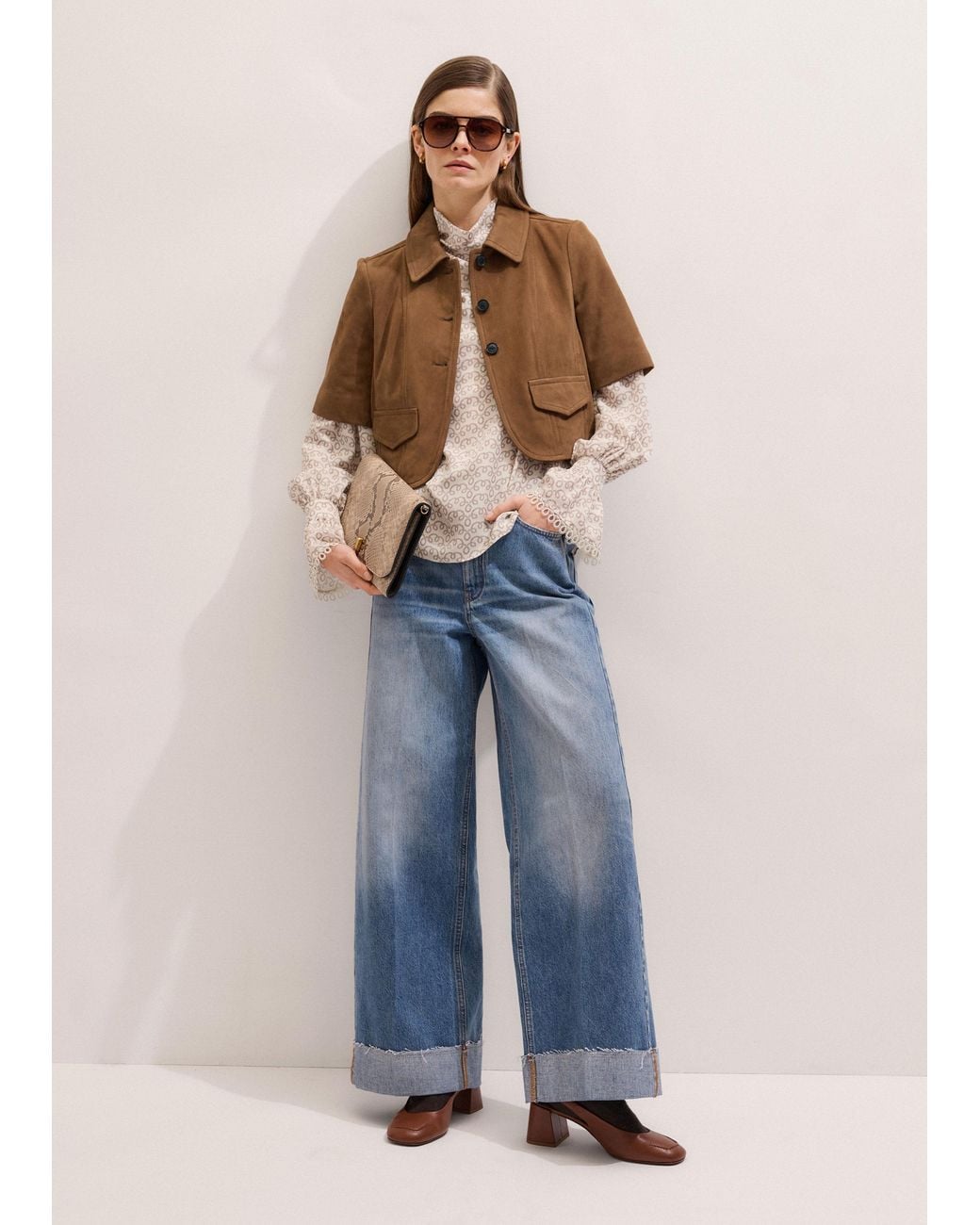 ME+EM Brown The Everyday Short Sleeve Jacket