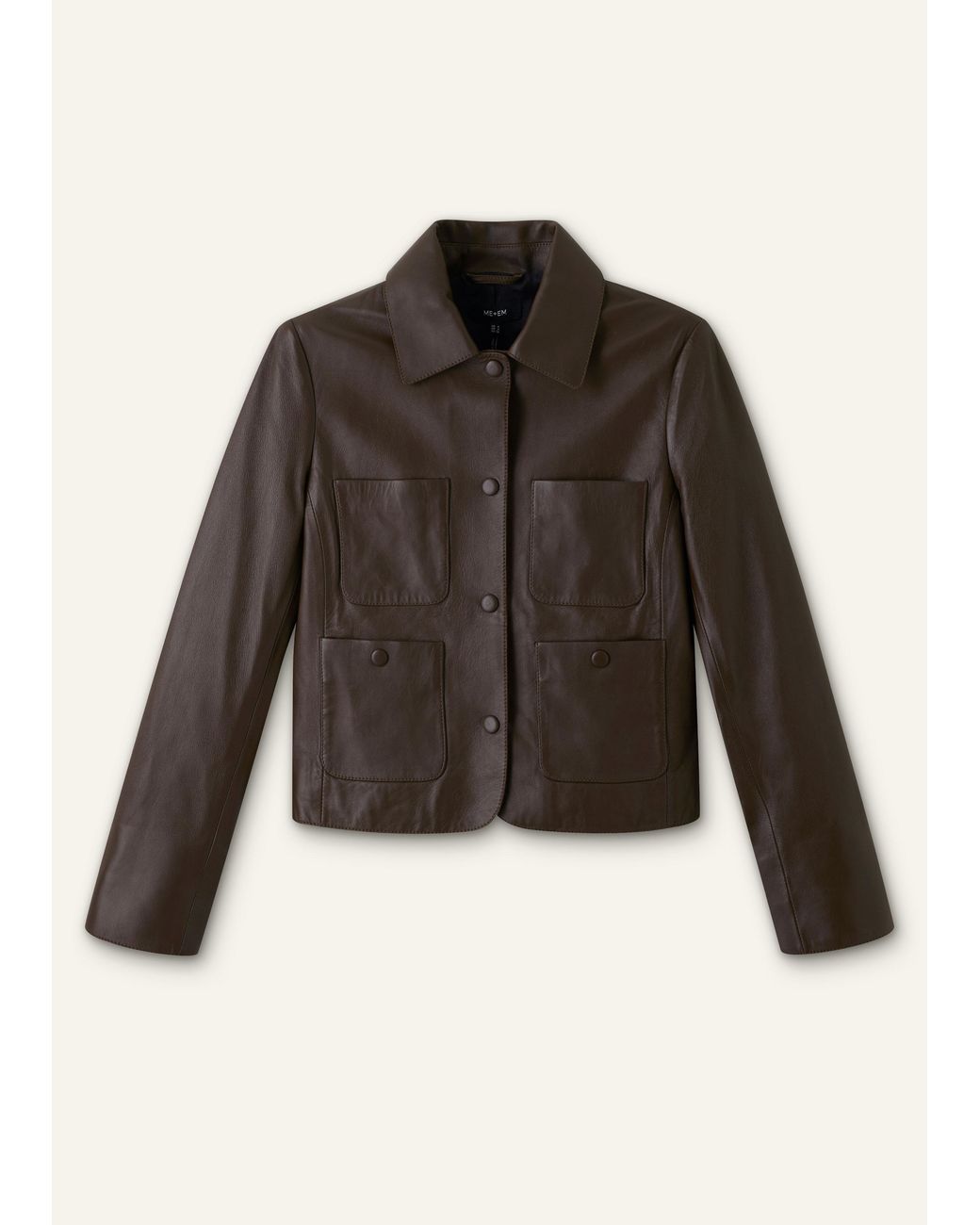ME+EM Brown Patch Pocket Jacket