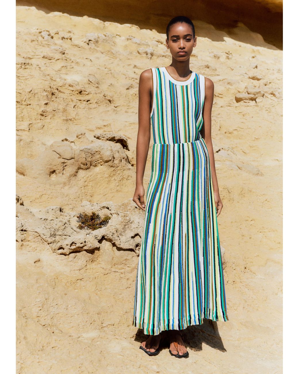 スカート Textured Stripe Skirt meem-designer-Lime-Sorbet-