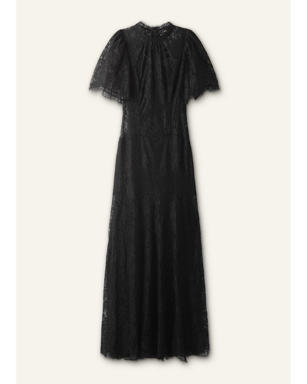 ME+EM White Fluid Lace Full Length Gown + Slip