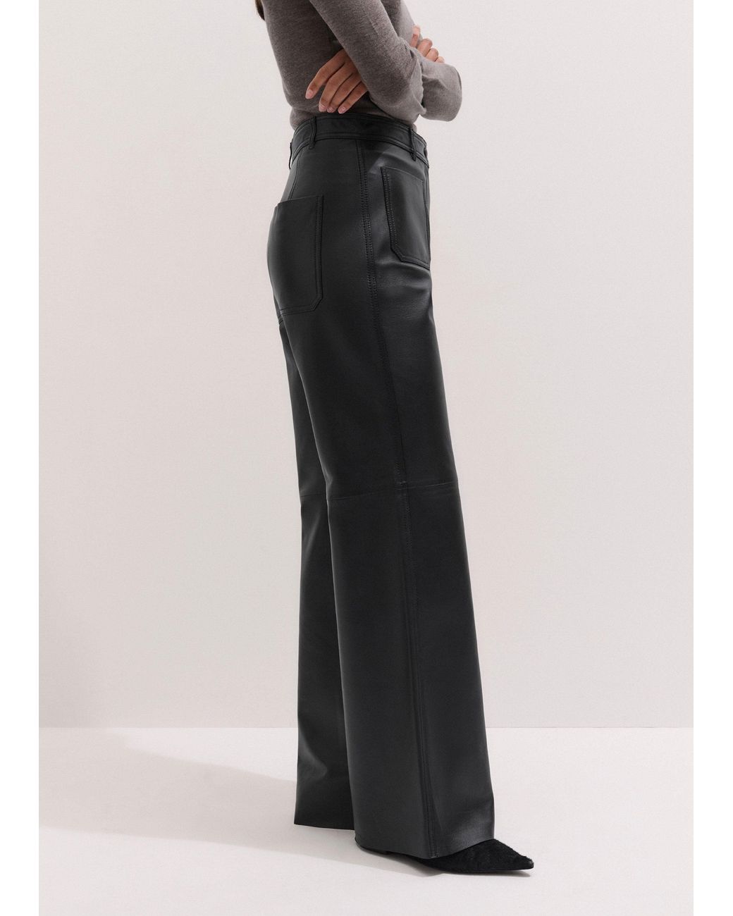 ME+EM Blue Patch Pocket Boot Cut Trouser