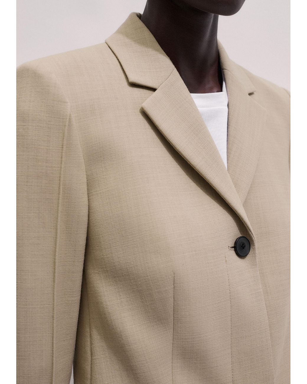 ME+EM Natural High Waist Slim Contour Blazer