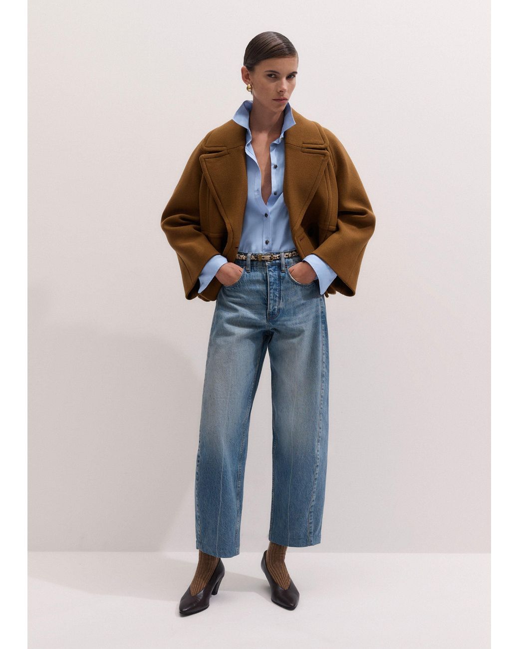 ME+EM Blue Engineered Curve Jean
