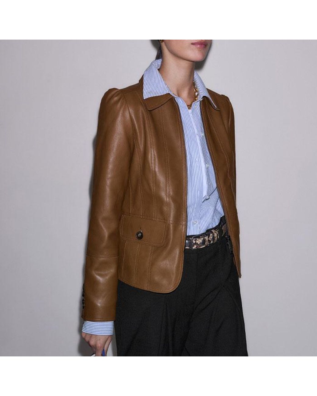 ME+EM Multicolor Slim Fit Feminine Utlity Jacket
