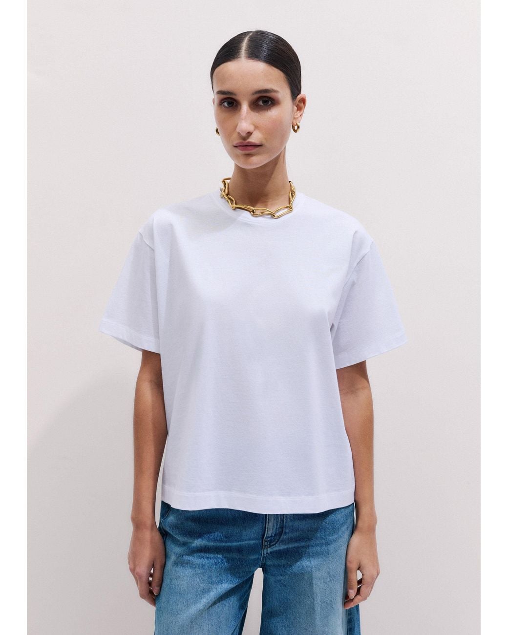ME+EM White Oversized Tee