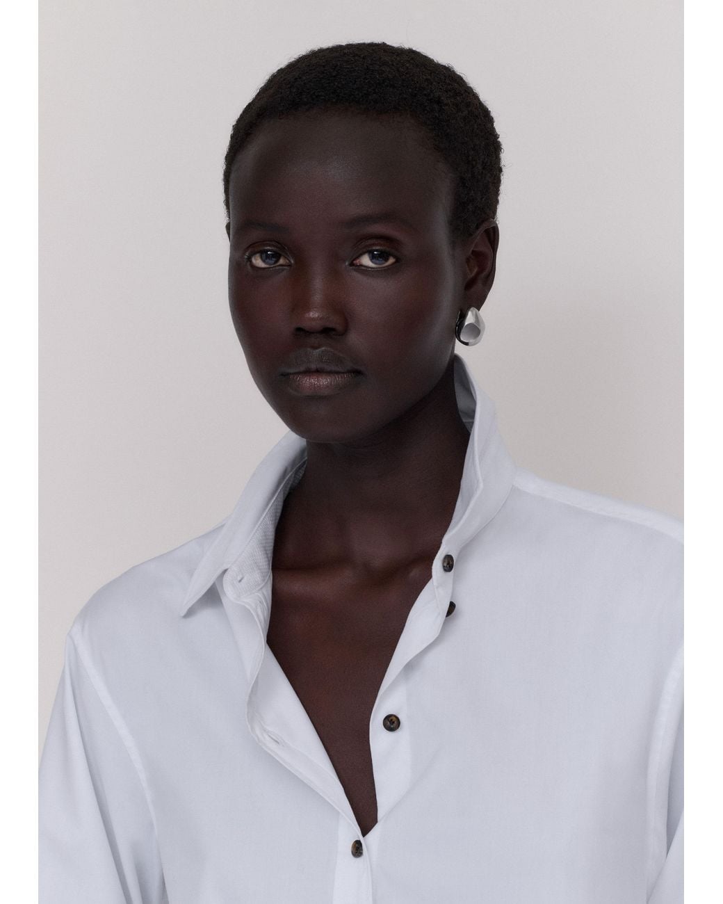 ME+EM Black Drop Earrings