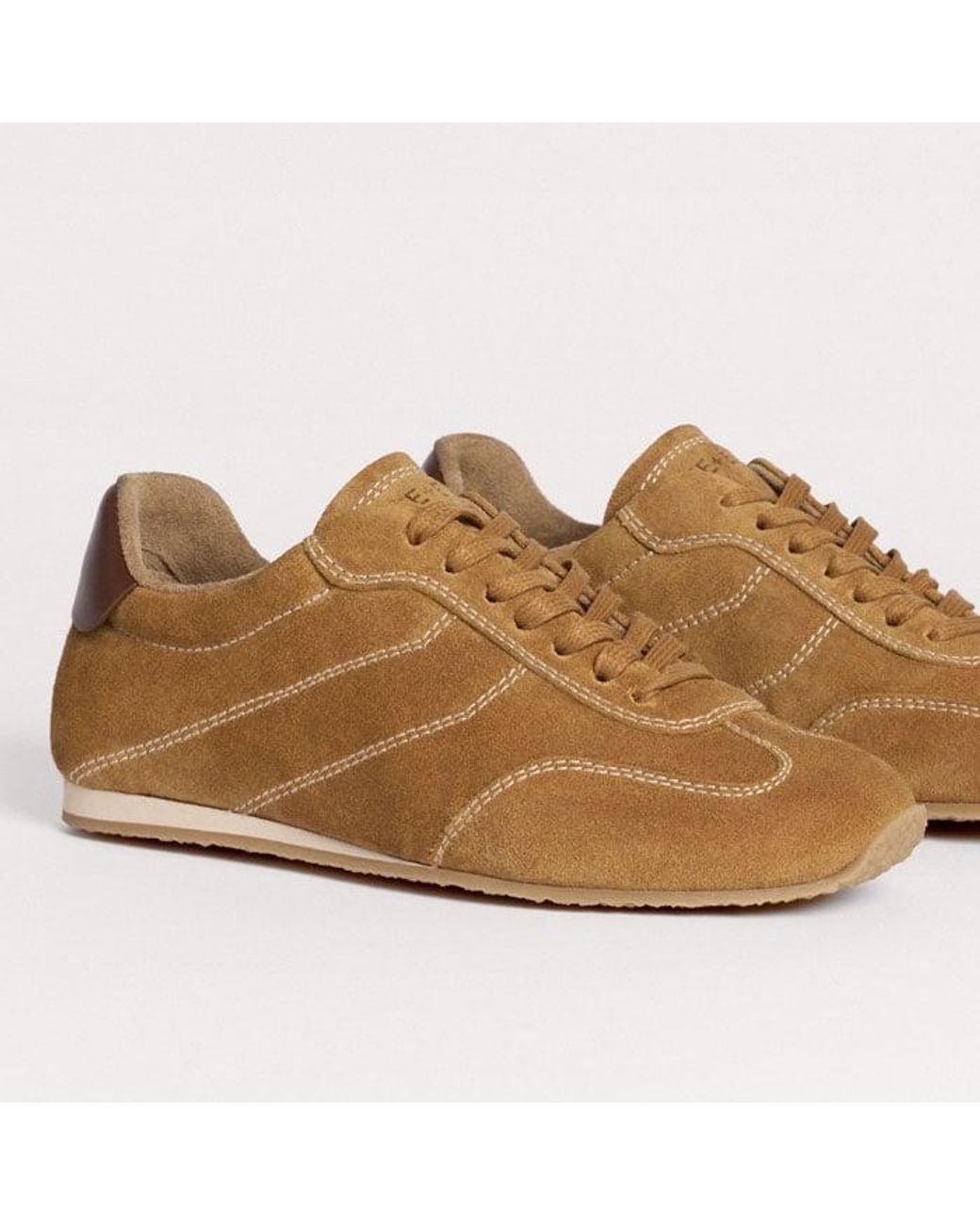 ME+EM Natural Retro Runner Sneaker